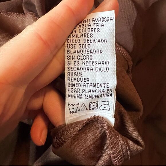 NWT! Sangria brown midi mesh dress - Picture 6 of 12